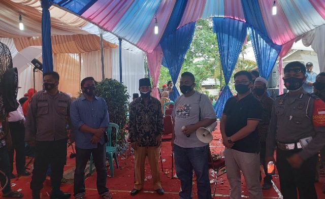 BUBARKAN ORGAN TUNGGAL Polisi Bubarkan Organ Tunggal di Resepsi Pernikahan